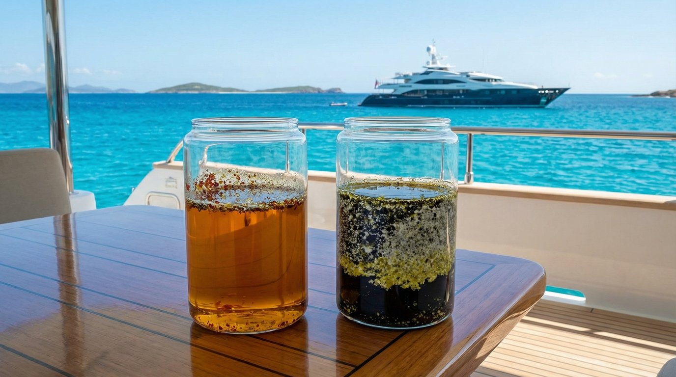 Fuel contamination in yachts